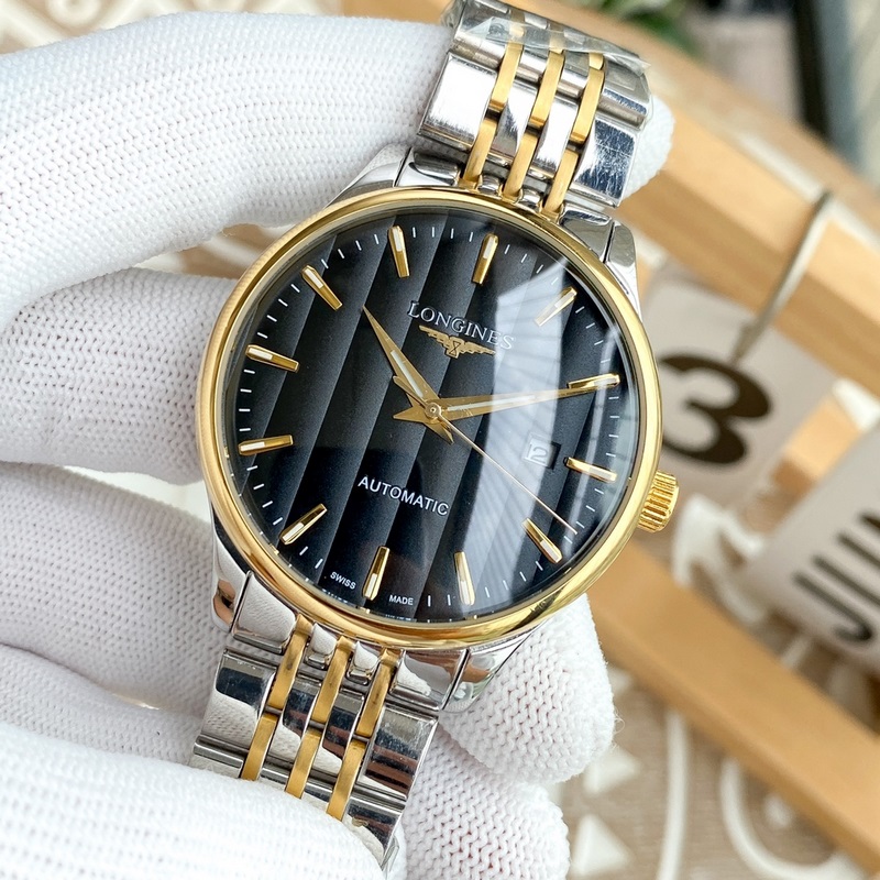 Longines Classic Men's Replica Watch Elegant Big Three Hands Design Exquisite Quality-3