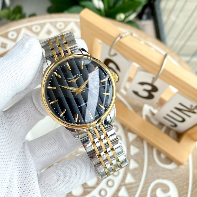 Longines Classic Men's Replica Watch Elegant Big Three Hands Design Exquisite Quality-4