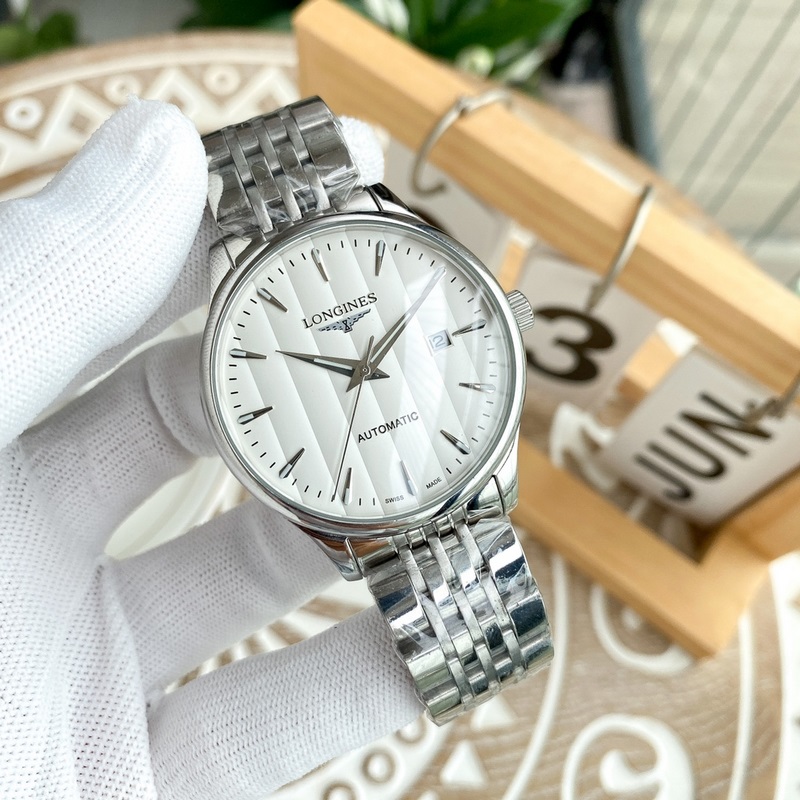 Longines Classic Men's Replica Watch Elegant Big Three Hands Design Exquisite Quality-5