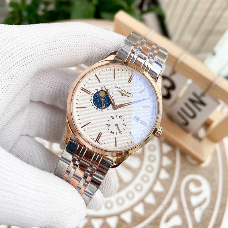 Longines Luxury Men's Multi-Function Replica Watch Classic Design Elegant Style Exquisite Quality-2