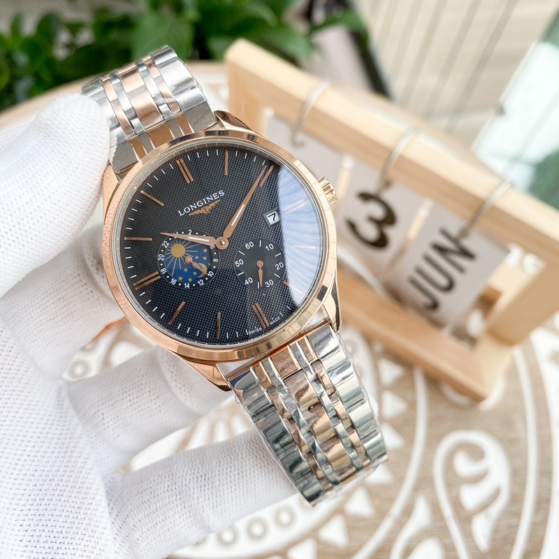 Longines Luxury Men's Multi-Function Replica Watch Classic Design Elegant Style Exquisite Quality-5