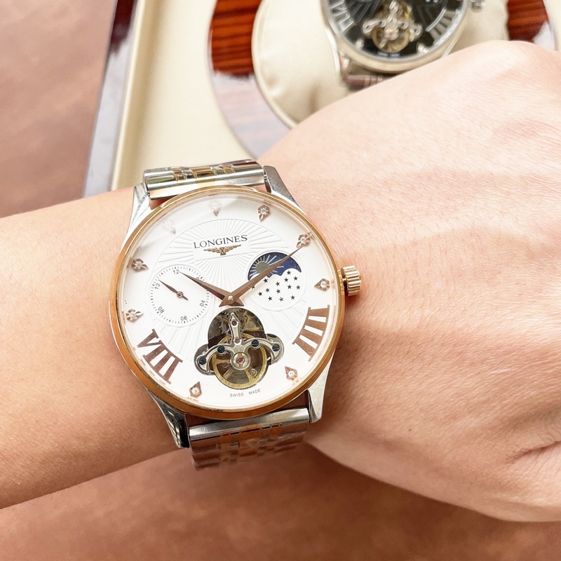 Longines Men's Tourbillon Moonphase Replica Watch Elegant and Luxurious Design-6
