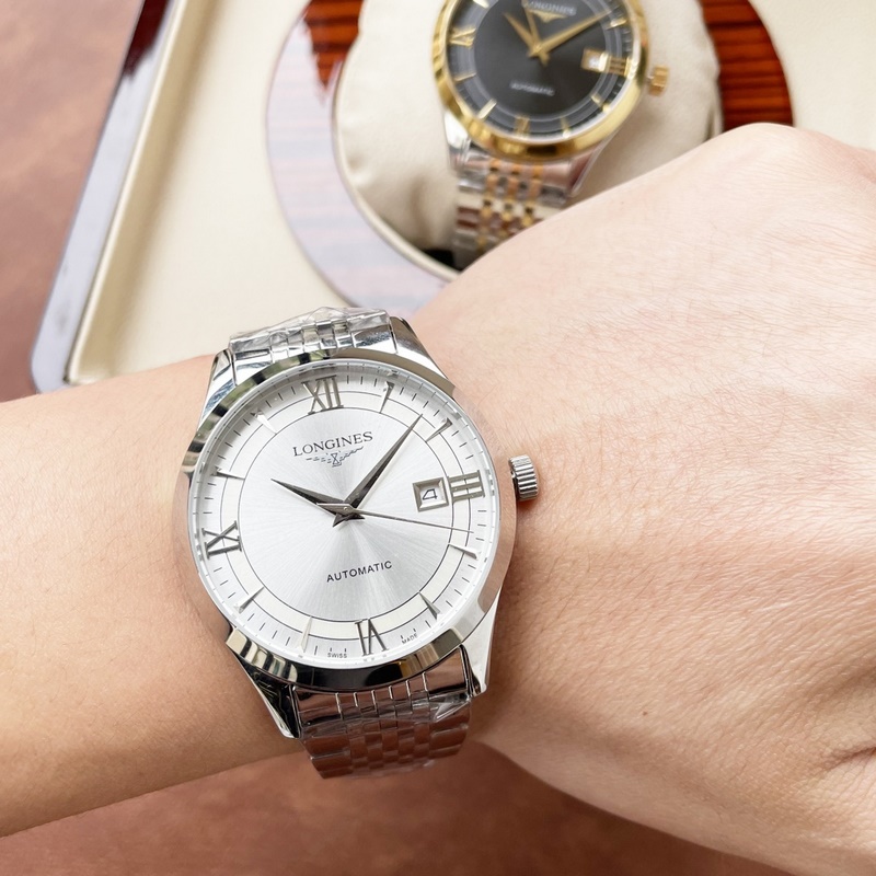 Longines Classic Men's Replica Watch Elegant Design Superior Quality Big Three Needles-3