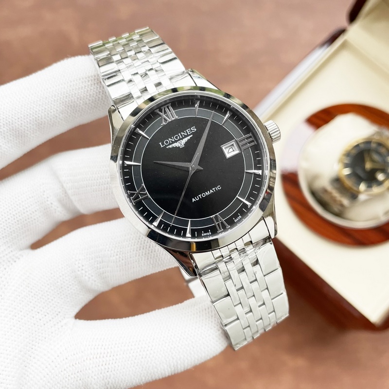 Longines Classic Men's Replica Watch Elegant Design Superior Quality Big Three Needles-5
