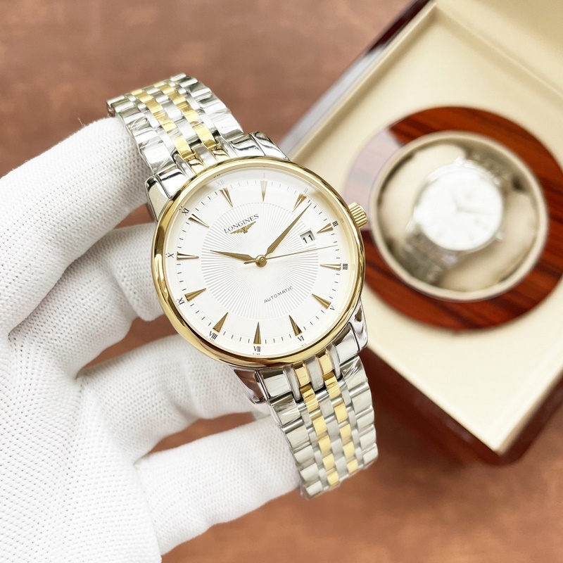 Longines Classic Men's Replica Watch Elegant Big Three Hands Design Superior Quality-4