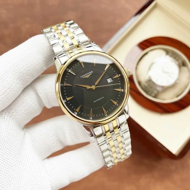 Longines Classic Men's Replica Watch Elegant Big Three Hands Design Superior Quality-5