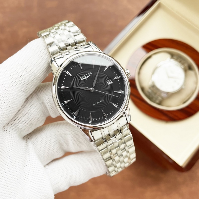 Longines Classic Men's Replica Watch Elegant Big Three Hands Design Superior Quality-6