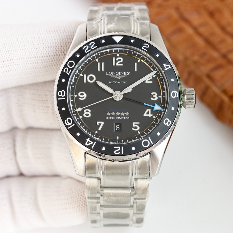 Longines Spirit Zulu Time 42mm New Luxury Replica Watch Release-8