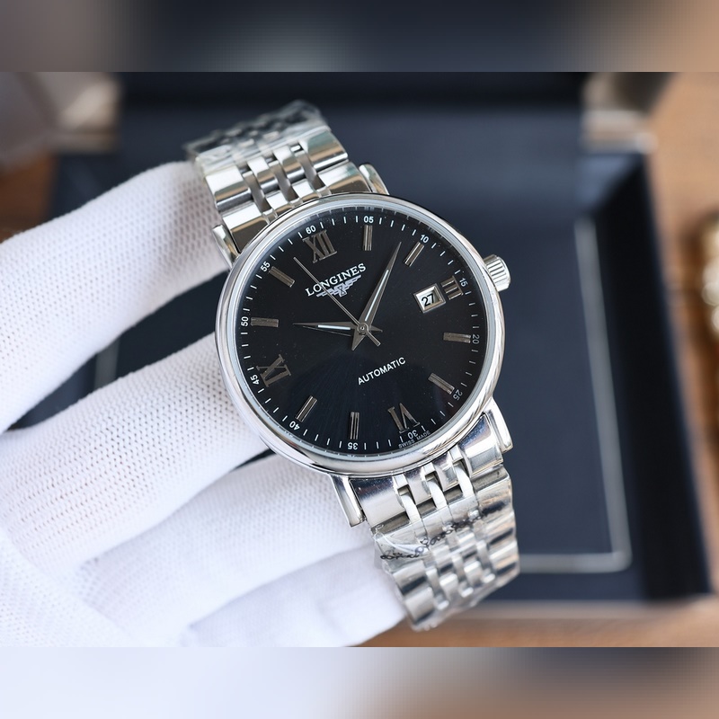 Longines Men's Classic Replica Watch Elegant Large Three-Hand Design Exquisite Quality-3