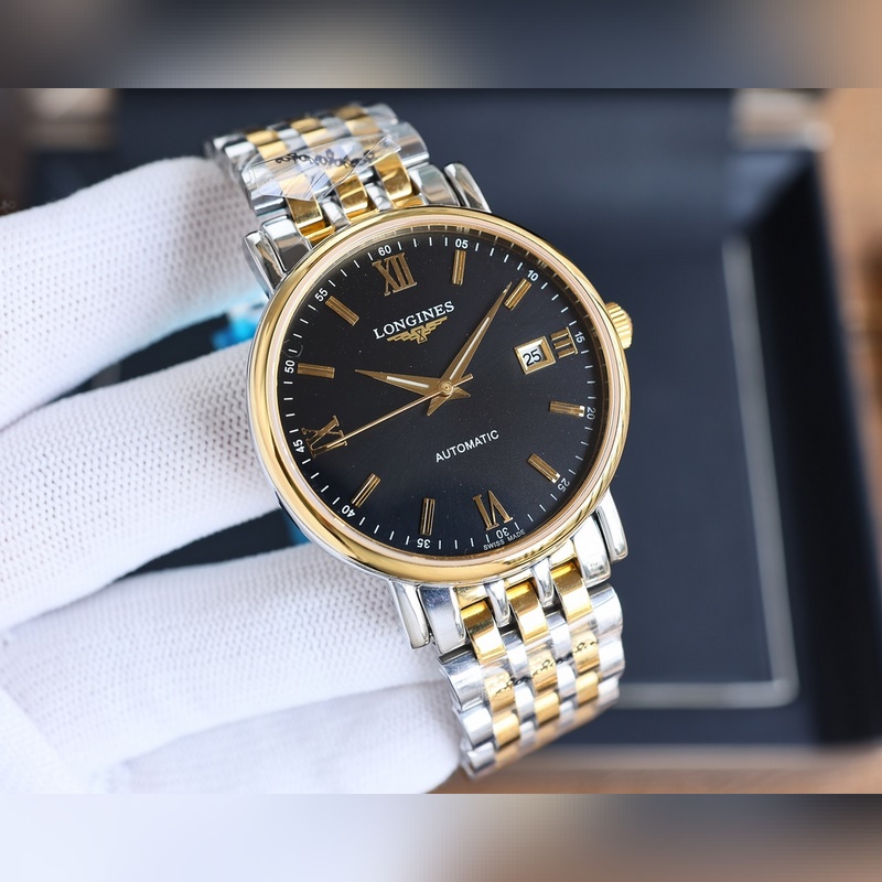 Longines Men's Classic Replica Watch Elegant Large Three-Hand Design Exquisite Quality-5
