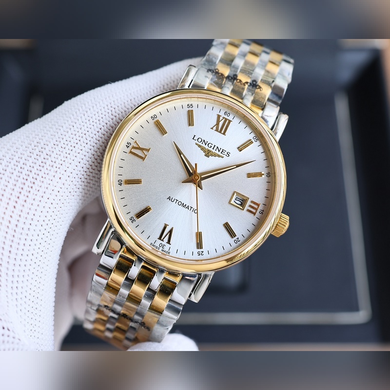 Longines Men's Classic Replica Watch Elegant Large Three-Hand Design Exquisite Quality-6