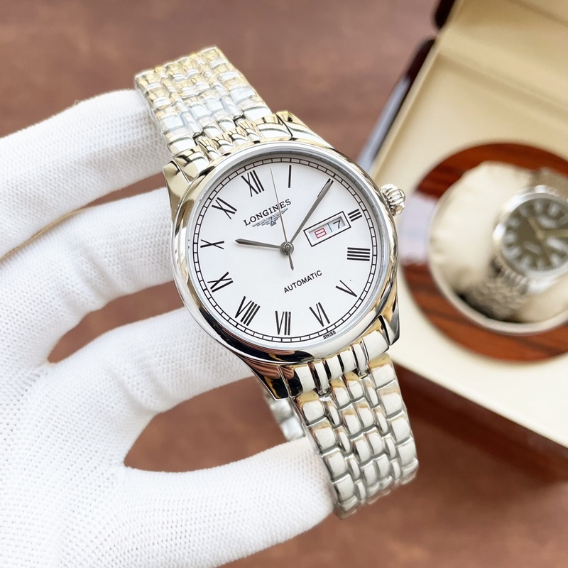 Longines Classic Men's Replica Watch Elegant Big Three Hands Design Superior Quality-2