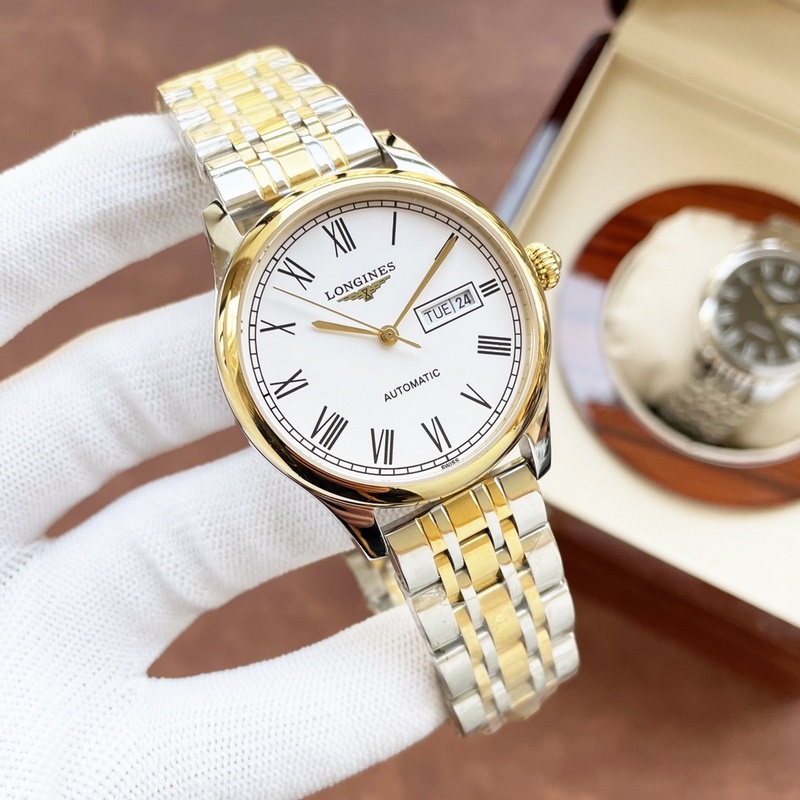 Longines Classic Men's Replica Watch Elegant Big Three Hands Design Superior Quality-4