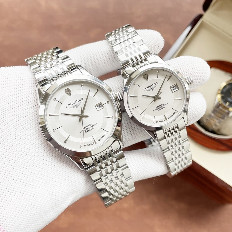Longines Elegant Couple Replica Watch Simple Exquisite High Quality-1