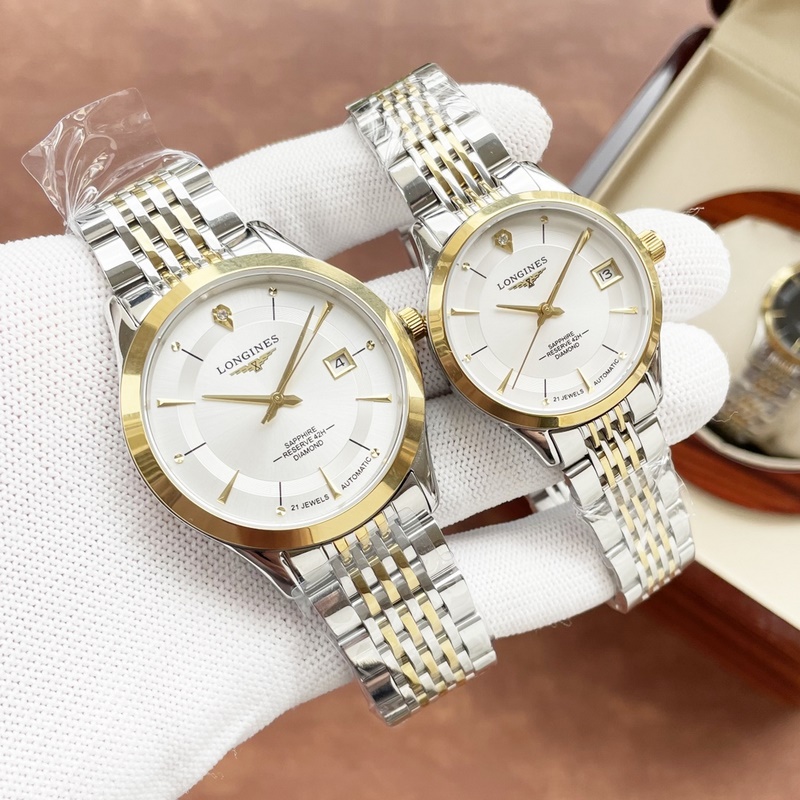 Longines Elegant Couple Replica Watch Simple Exquisite High Quality-3