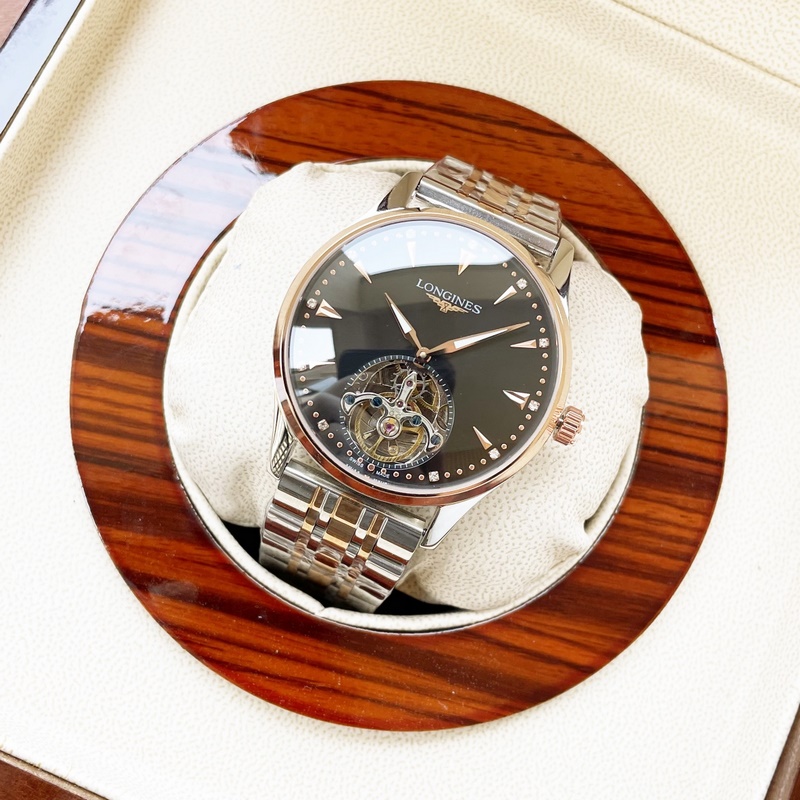 Longines Elegant Men's Replica Watch Simple Two-Hand Tourbillon Premium Quality-6