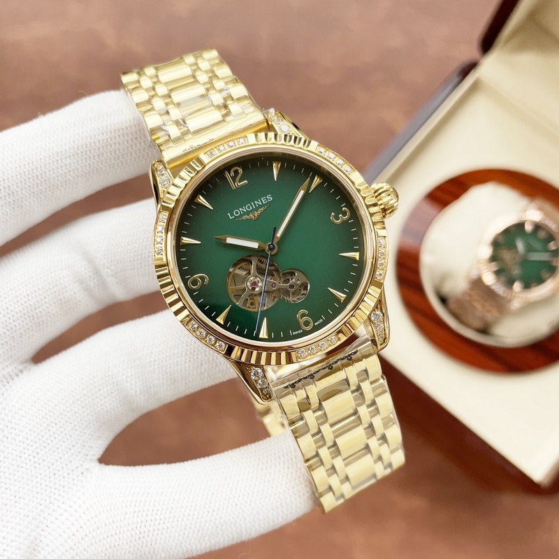 Longines Classic Men's Replica Watch with Skeleton Design Exquisite Craftsmanship and Elegant Style-2