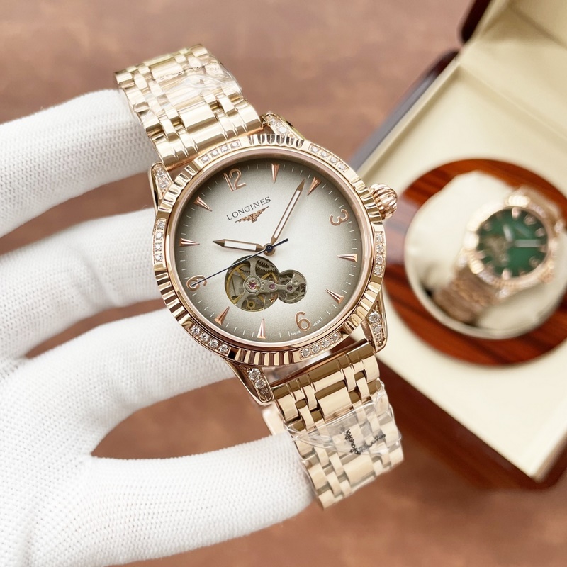 Longines Classic Men's Replica Watch with Skeleton Design Exquisite Craftsmanship and Elegant Style-3