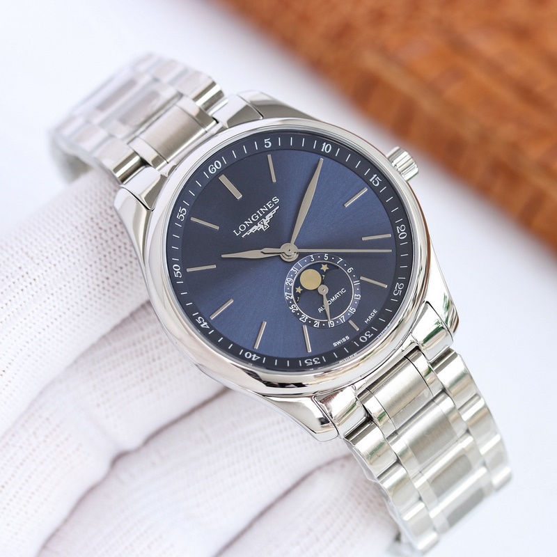Longines Master Collection Moonphase 40mm Replica Watch Premium Quality Classic-3
