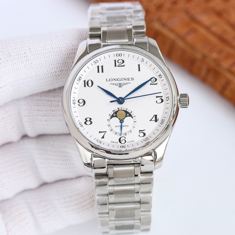LONGINES Master Collection Moonphase 40mm Replica Watch Quality Classic Craftsmanship-4