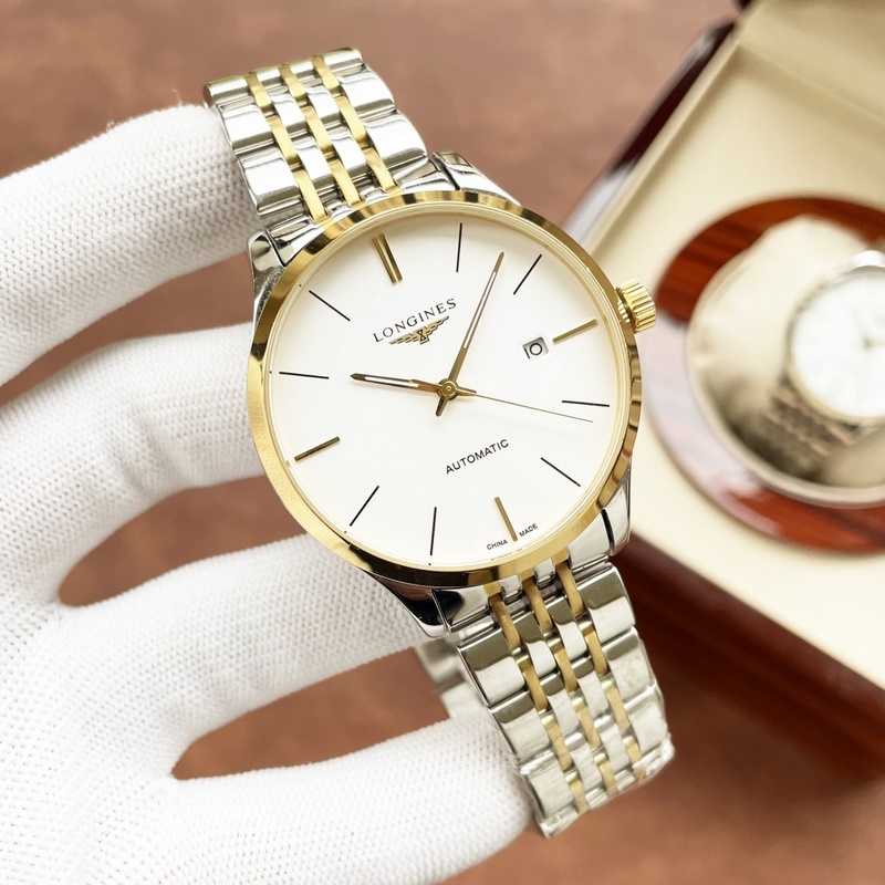 Longines Classic Men's Replica Watch Elegant Big Three Hands Design-3