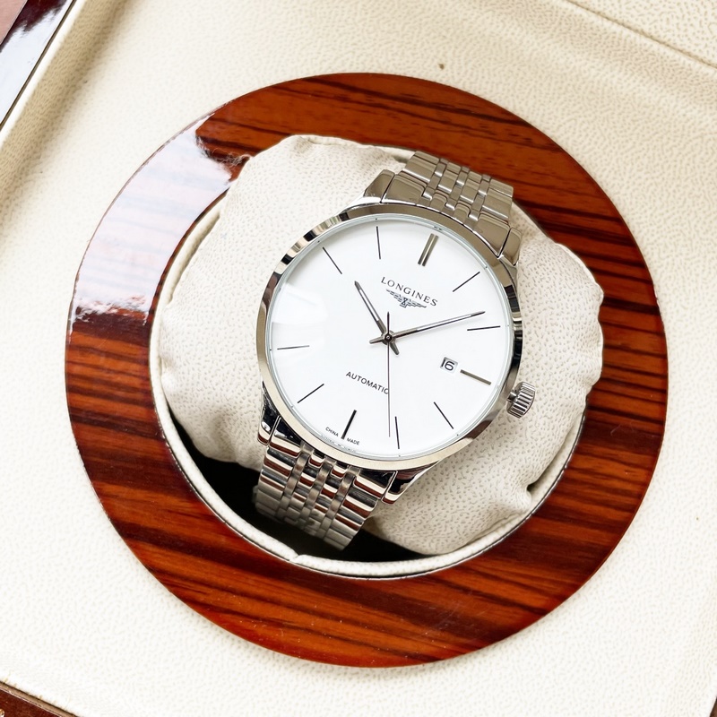 Longines Classic Men's Replica Watch Elegant Big Three Hands Design-4