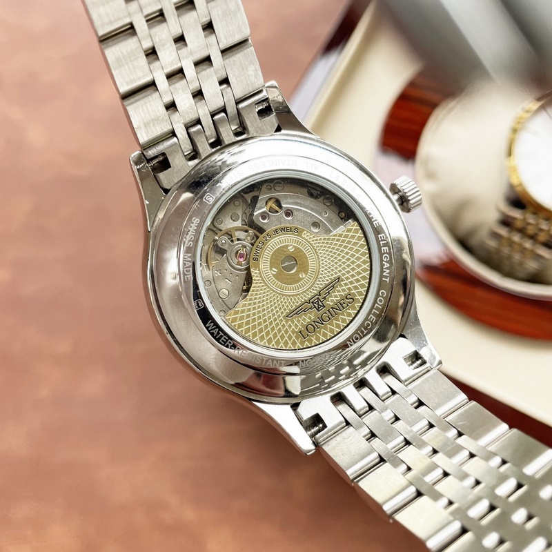 Longines Classic Men's Replica Watch Elegant Big Three Hands Design-8