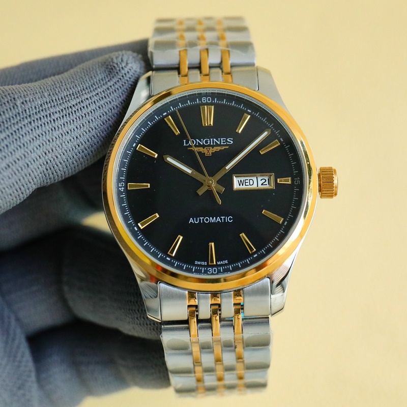 Longines Classic Men's Replica Watch Elegant Big Three Hands Design Superior Quality-3