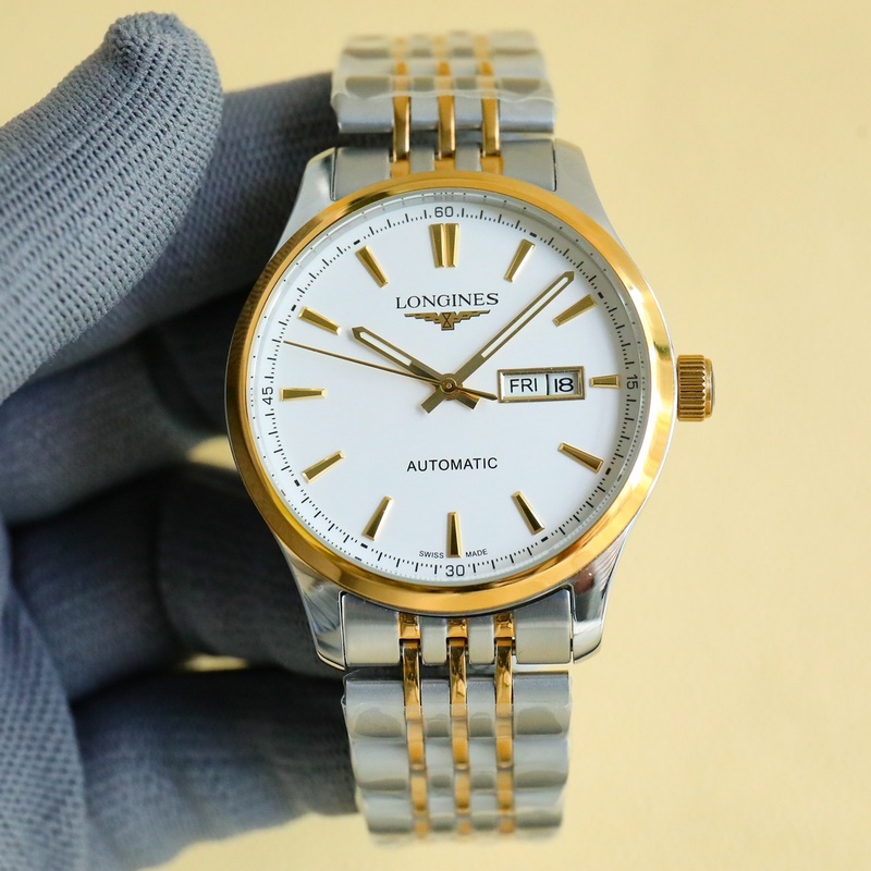 Longines Classic Men's Replica Watch Elegant Big Three Hands Design Superior Quality-4