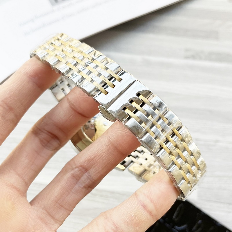 Longines Elegant Series Men's Replica Watch with Genuine Leather Strap-8