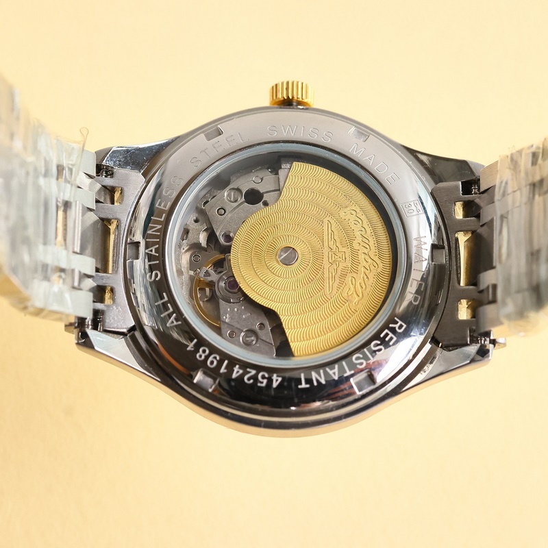 Longines Luxury Men's Replica Watch Elegant New Three-Hand Business Casual Model with Genuine Leather Strap-7