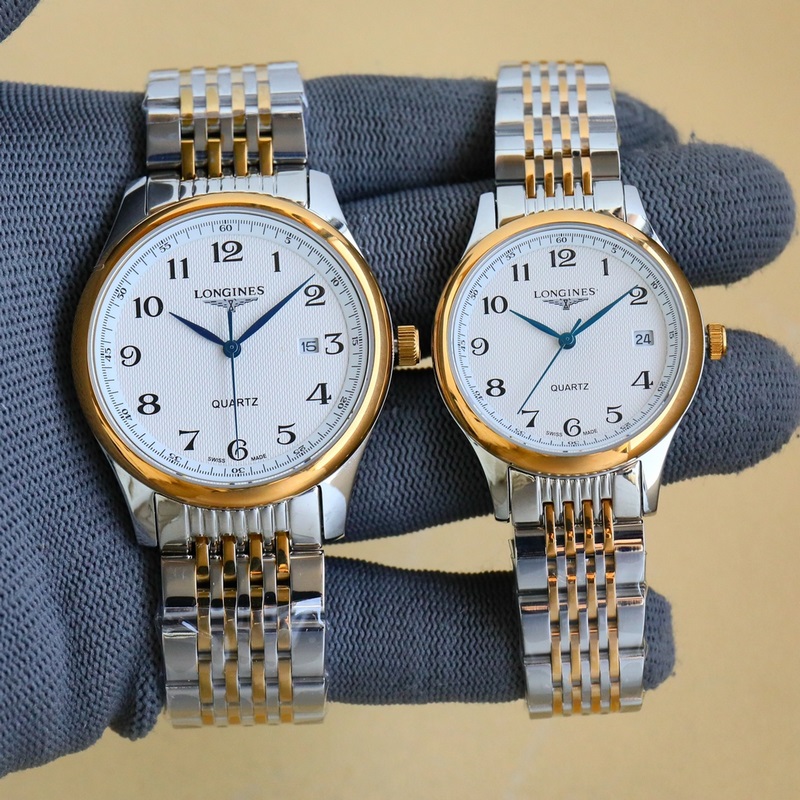 Longines Elegant Couple Replica Watch Minimalist Three-Hand Day-Date Display-3
