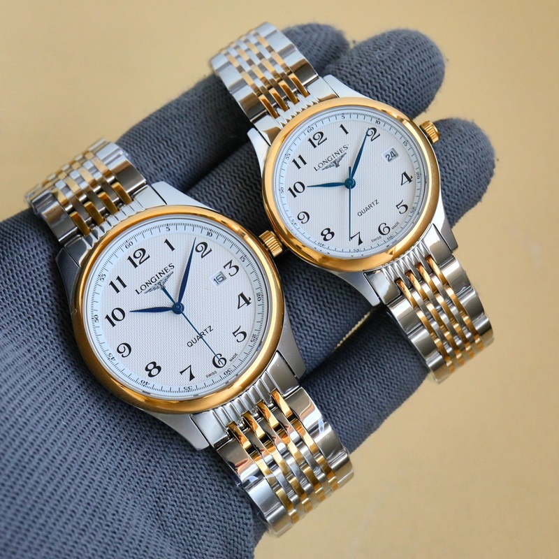 Longines Elegant Couple Replica Watch Minimalist Three-Hand Day-Date Display-5