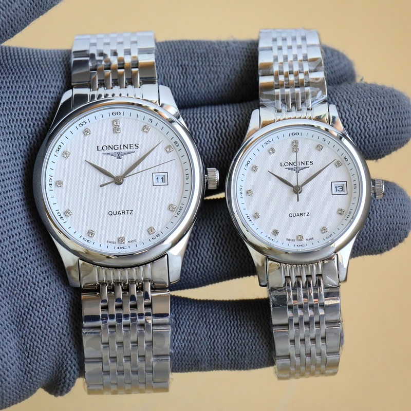 Longines Elegant Couple Replica Watch Simple Three-Hand Day-Date Function-3