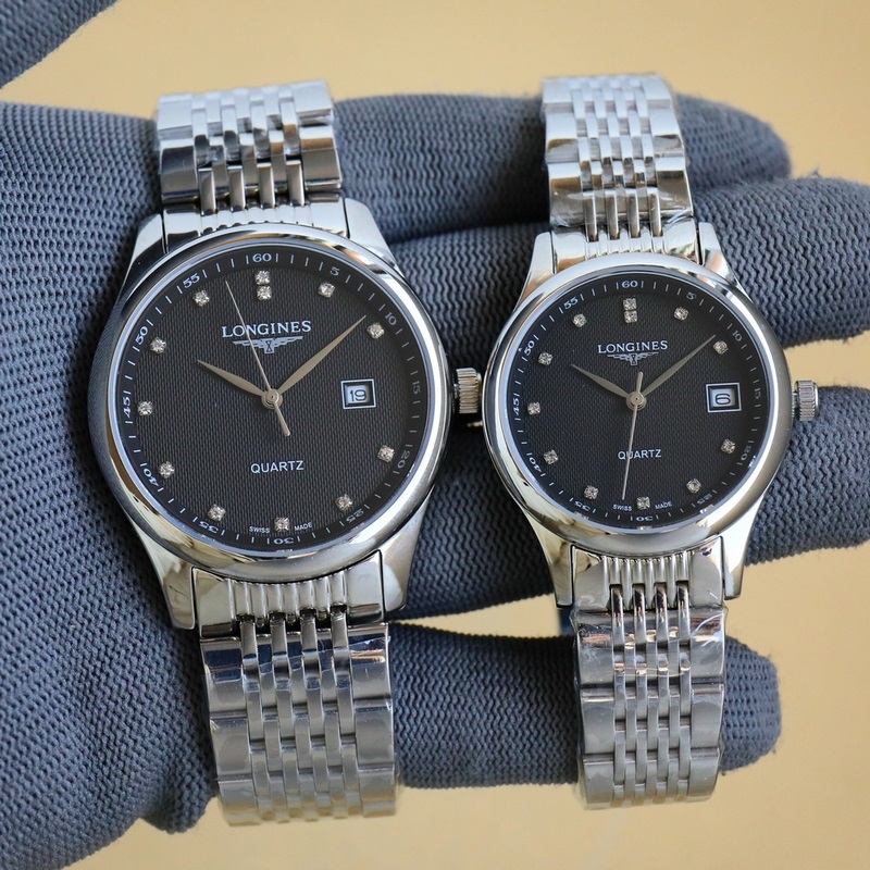 Longines Elegant Couple Replica Watch Simple Three-Hand Day-Date Function-4