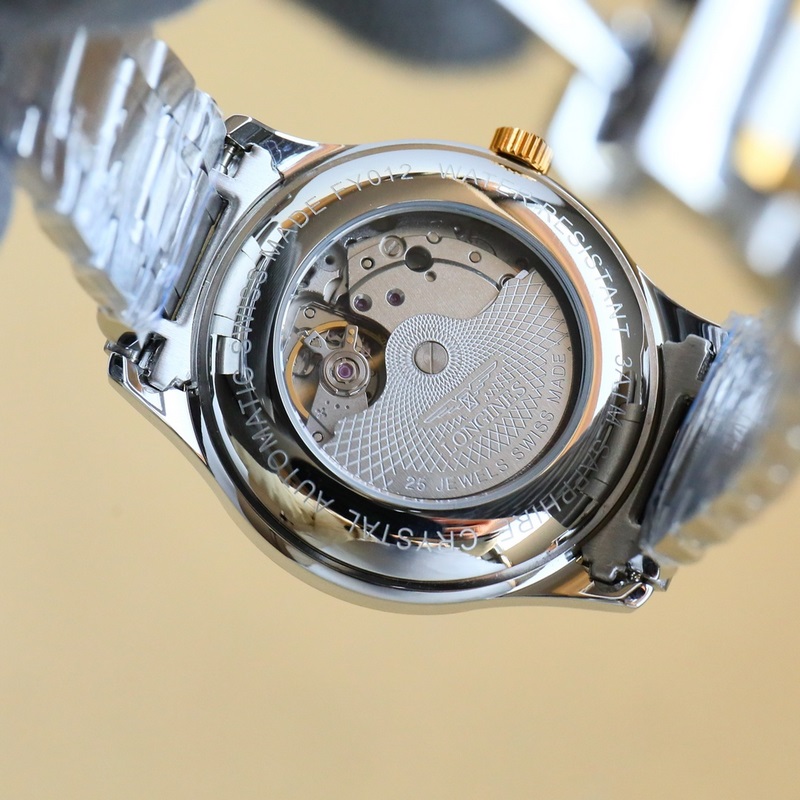 Longines Elegant Couple Replica Watch Minimalist Design with Day Display-8