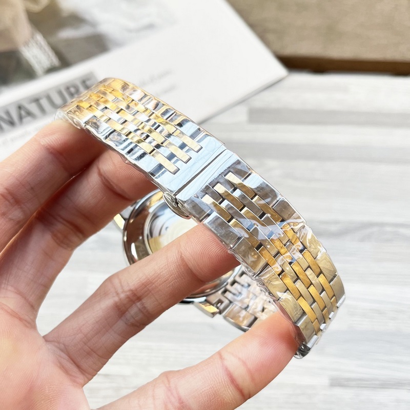 Longines Elegant Three-Hand Men's Replica Watch Luxurious Genuine Leather Strap-7