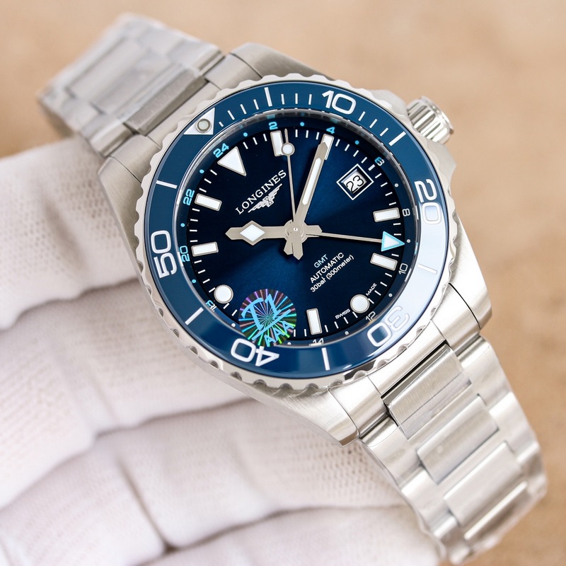 Longines Hydroconquest GMT New Dual-Time Dive Replica Watch Edition-3