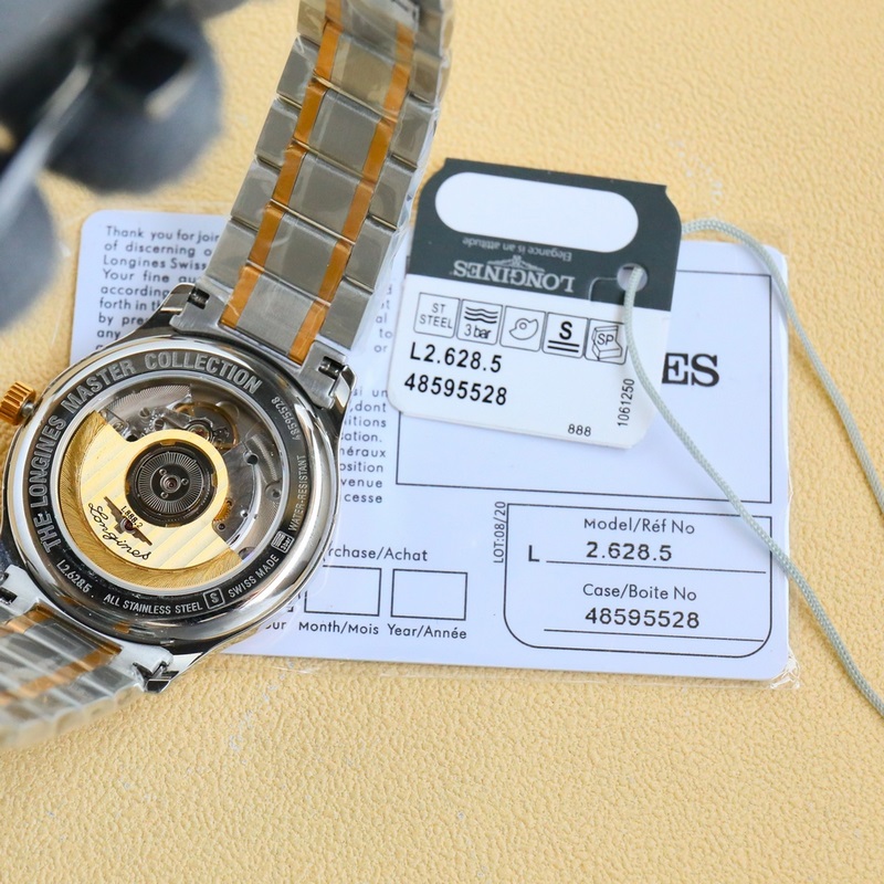 Longines Master Collection 6-Digit Series Original Mold Steel&Leather Strap Offered-8