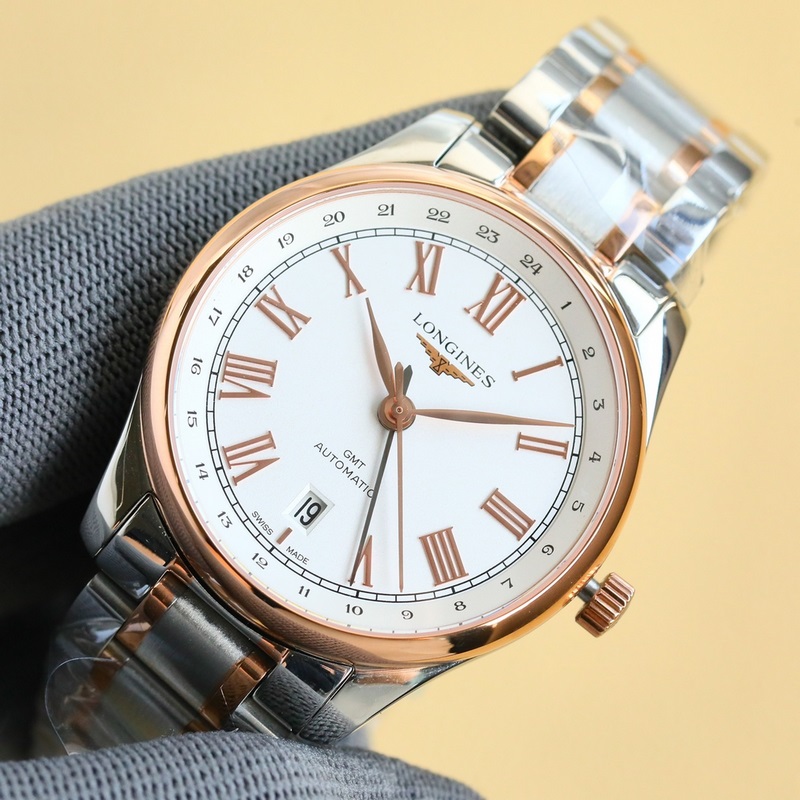 Longines Master Collection Classic Replica GMT Dual Time Replica Watch New Release-4