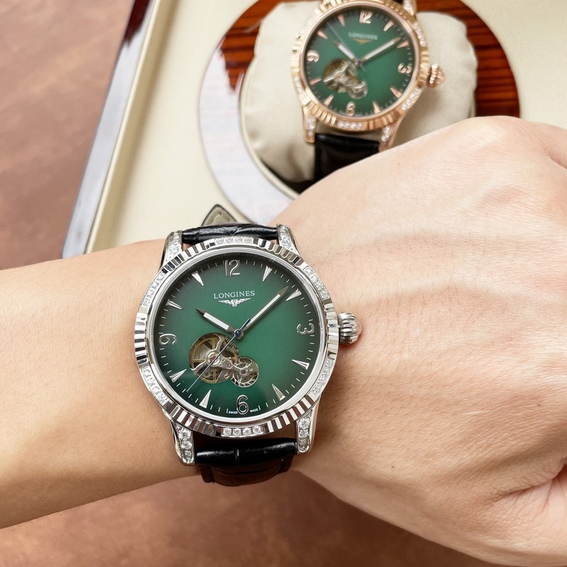 Longines Classic Men's Replica Watch with Skeleton Design Exquisite Craftsmanship Elegant and Prestigious-5