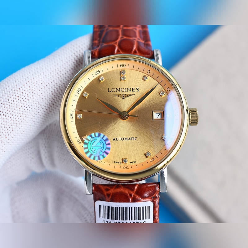 Longines Classic Men's Replica Watch Elegant Big Three Hands Design Exquisite Quality-2