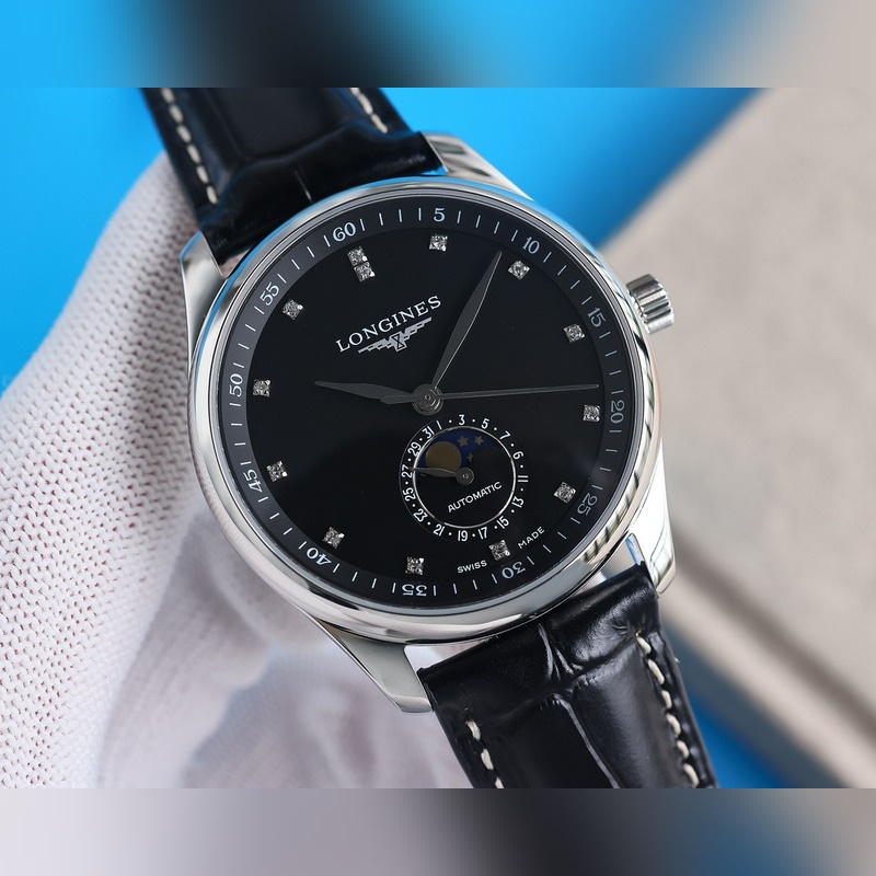 Longines Master Collection Moonphase 40mm Replica Watch Quality Classic Timepiece-5