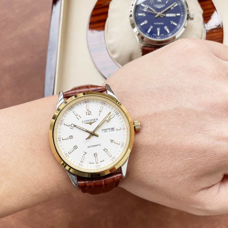 Longines Classic Men's Replica Watch Elegant Big Three Hands Design Superior Quality-2