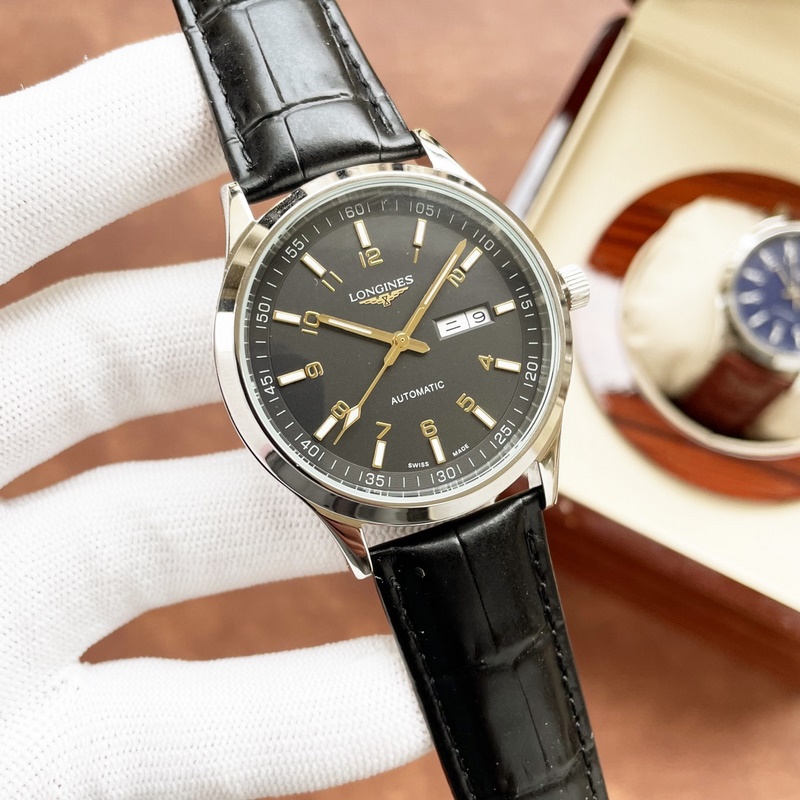 Longines Classic Men's Replica Watch Elegant Big Three Hands Design Superior Quality-4