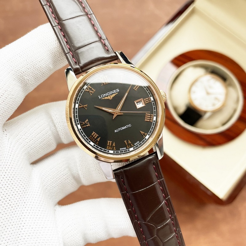 Longines Men's Replica Watch Classic 3-Hand Design Elegant and Exquisite-5