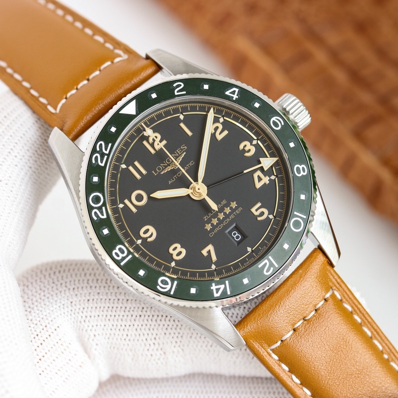 VS Longines Spirit Pioneer Zuilu Time 42mm Replica Watch-4