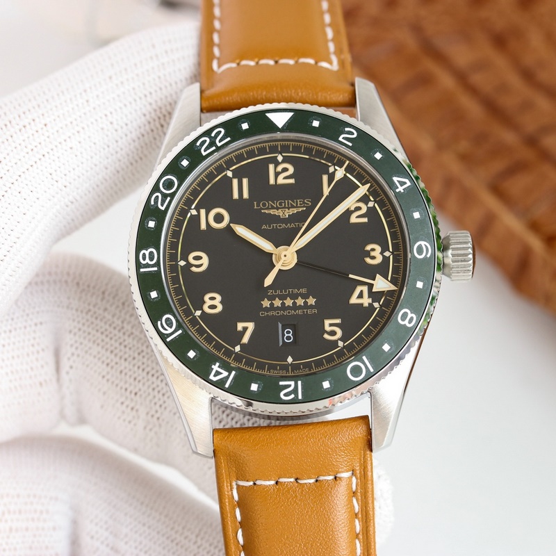 VS Longines Spirit Pioneer Zuilu Time 42mm Replica Watch-5