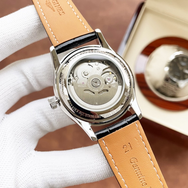 Longines Elegant Men's Replica Watch Classic Big Three Hands Design Exquisite Quality-7