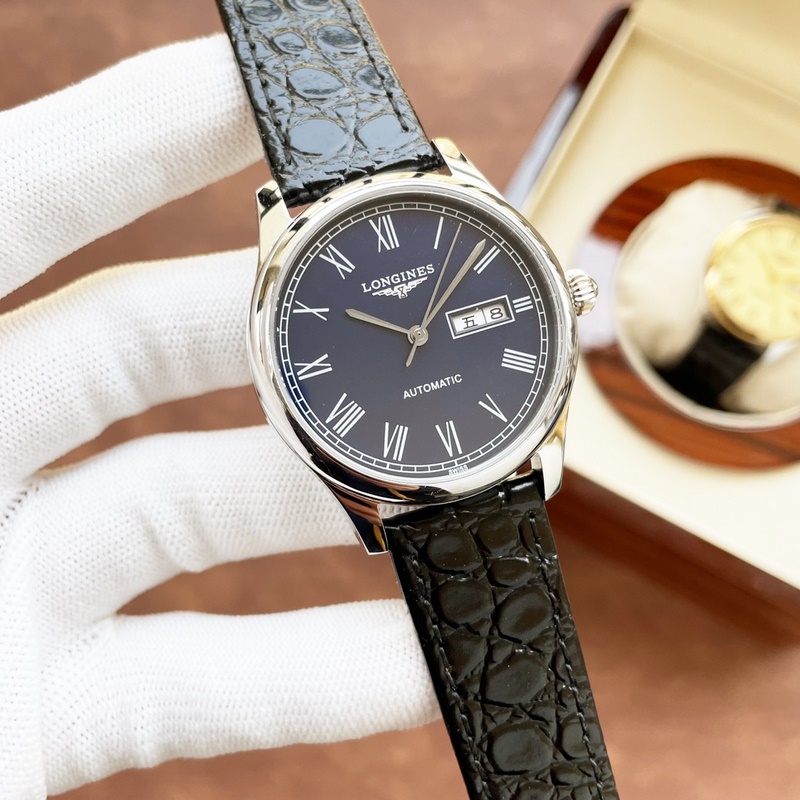 Longines Classic Men's Replica Watch Elegant Big Three Hands Design Superior Quality-2